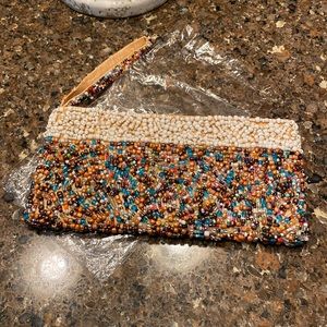 Beautiful beaded wristlet